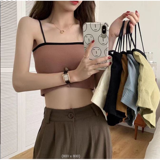 BV.ID BR587 TANKTOP BRA KEMBEN SINGLET CROP TALI BISA DI LEPAS PAKAIAN DALAM WANITA SEXY