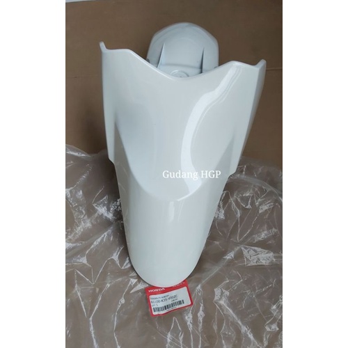 Fender Fr Pearl White, Spakbor Slebor Depan Honda New PCX 150 CBU Vietnam 61100-K35-V00ZC Ori HGP
