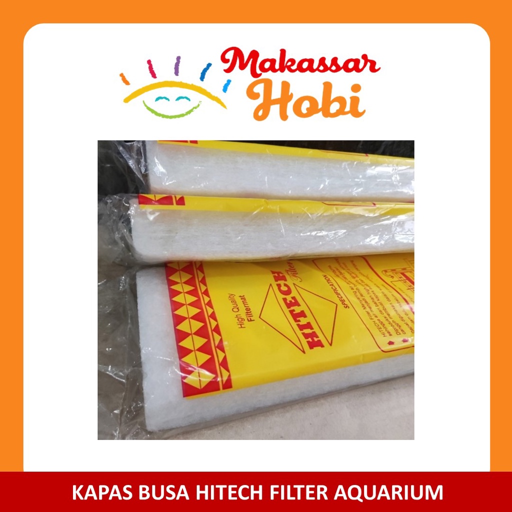 Kapas Hitech Kecil Busa Tebal Media Filter Aquarium Akuarium Aquascape