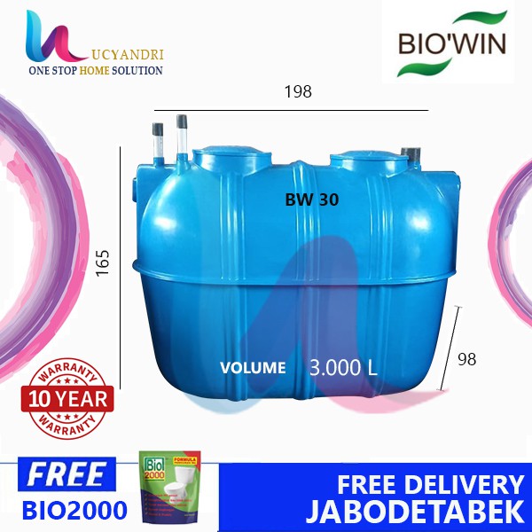 Septic Tank Bio – Tangki Septic Biowin BW 30 Uk 3000 L