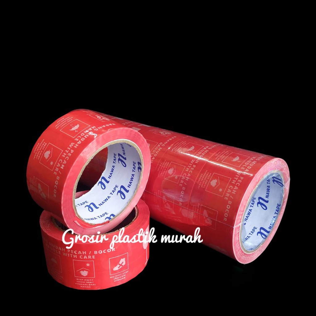 

GPM || LAKBAN ISOLASI PEREKAT PLASTIK FRAGILE ISI 100 YARD