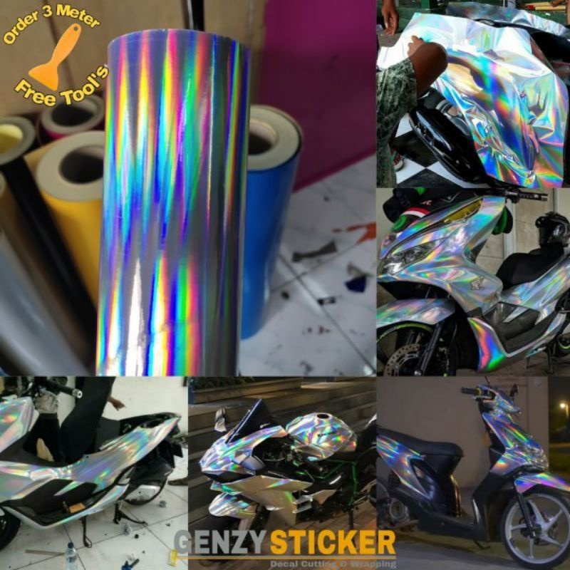 stiker hologram 1 roll