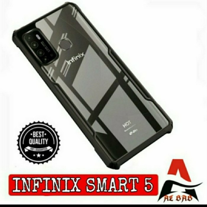 S/P- CASING Infinix Smart 5 Hard Soft Case Casing Armor Bumper SHOCKPROOF Airbag SP by POA