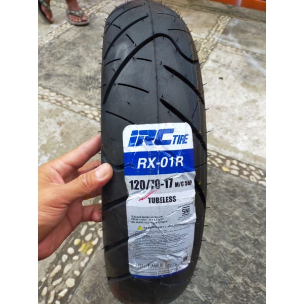 Ban Motor IRC 120-70-17 Tubles/ Ban Luar IRC 120-70-17