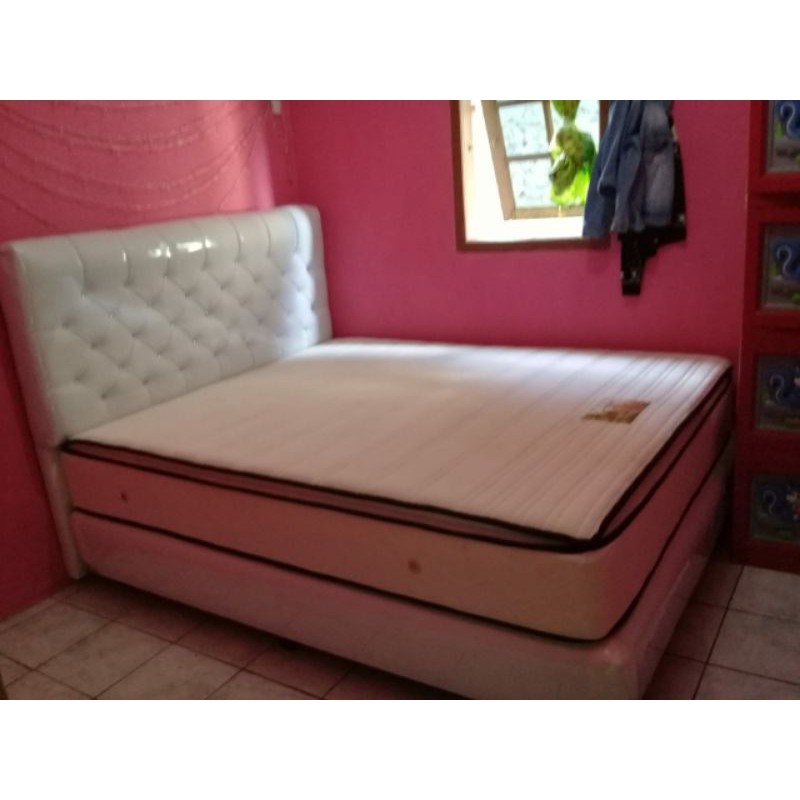 kasur divan spring bed emerald fillotop fulset 160x200
