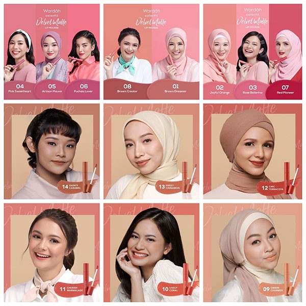 ★ BB ★ WARDAH Colorfit Velvet Matte Lip Mousse