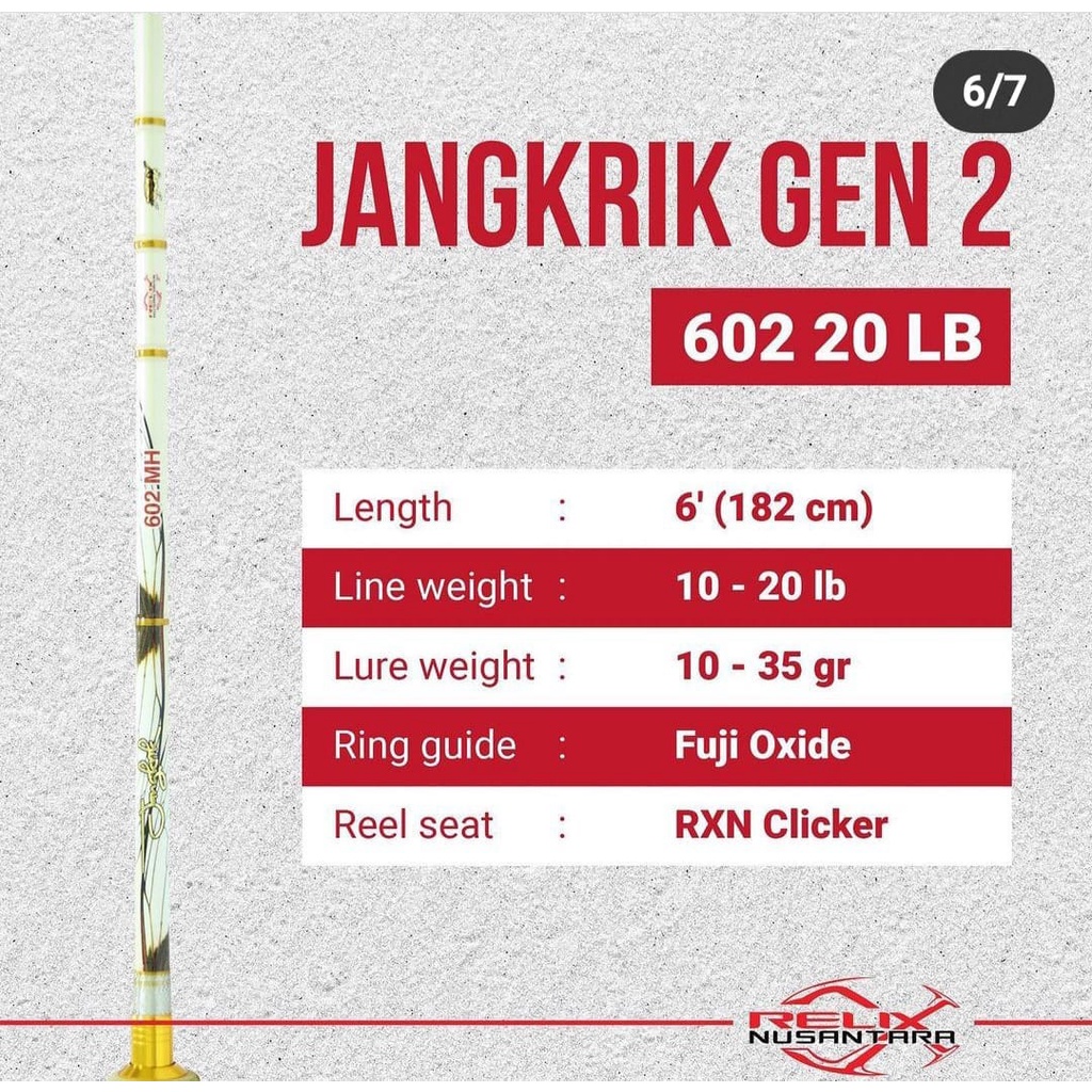 Rod RELIX NUSANTARA JANGKRIK GEN 2