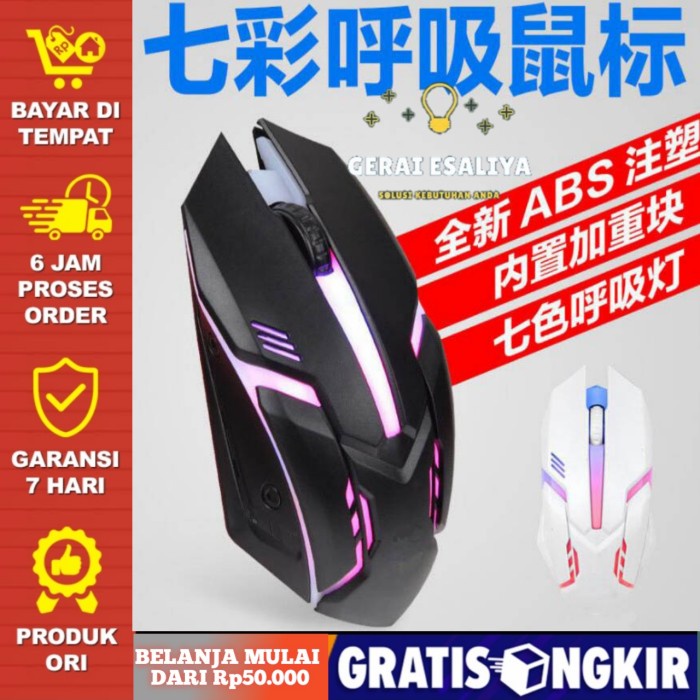 Taffware Mouse Gaming LED RGB 1000 DPI - M618