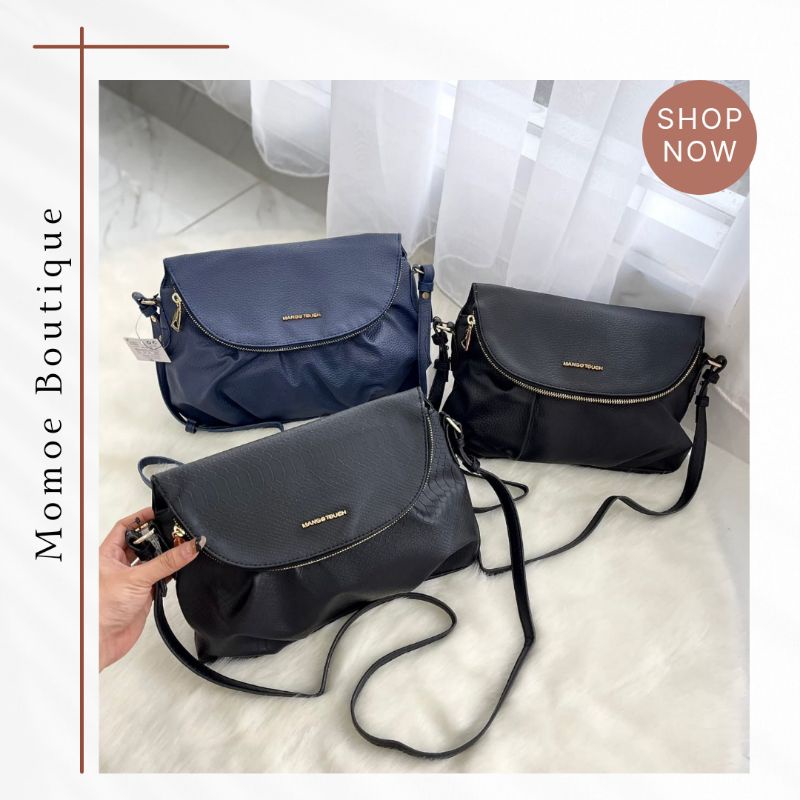 Tas Selempang Wanita Mango Croco Snake Pattern Sling Bag M010