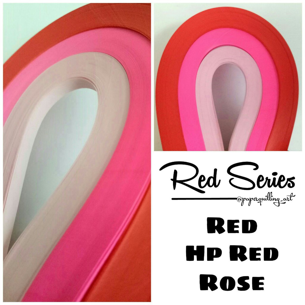 

Paper quilling red series