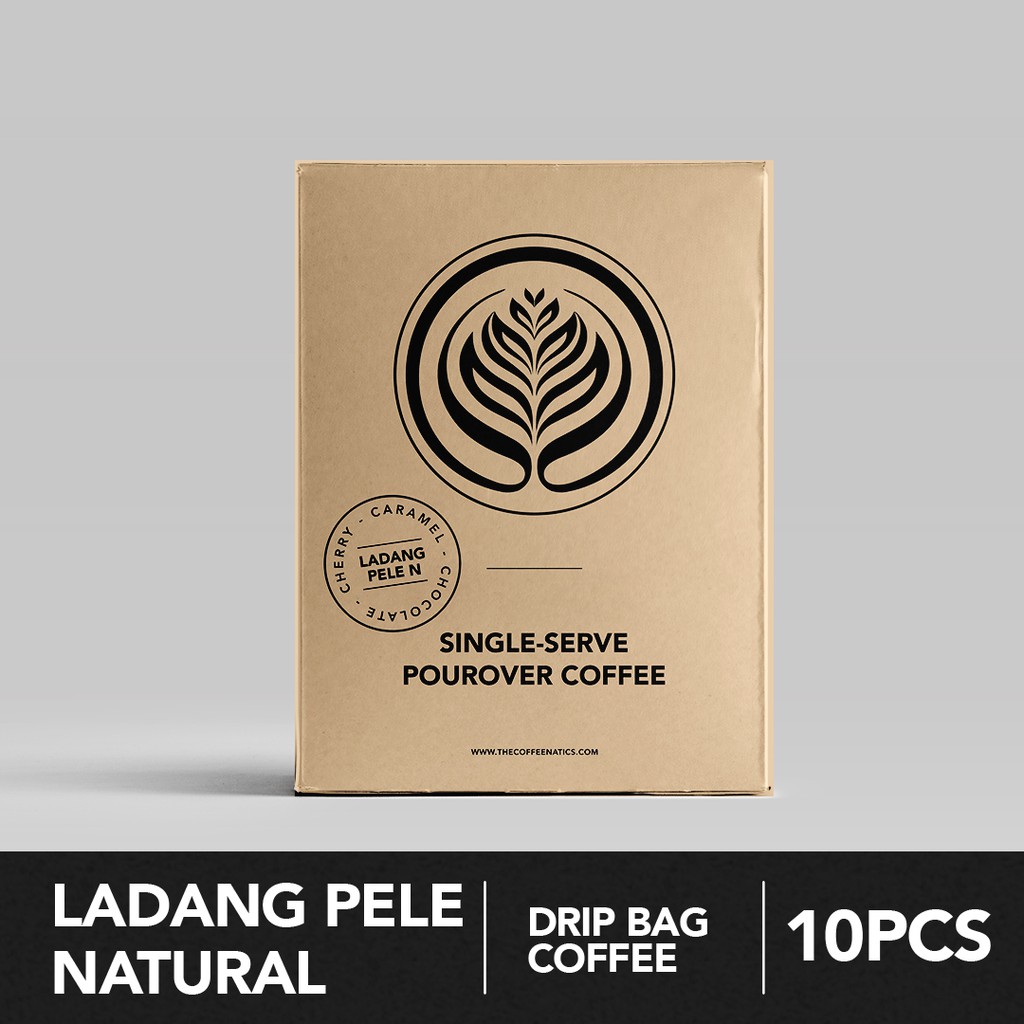 Ladang Pele Natural SSP Box - Kopi Drip Arabika Sachet Praktis | Coffeenatics