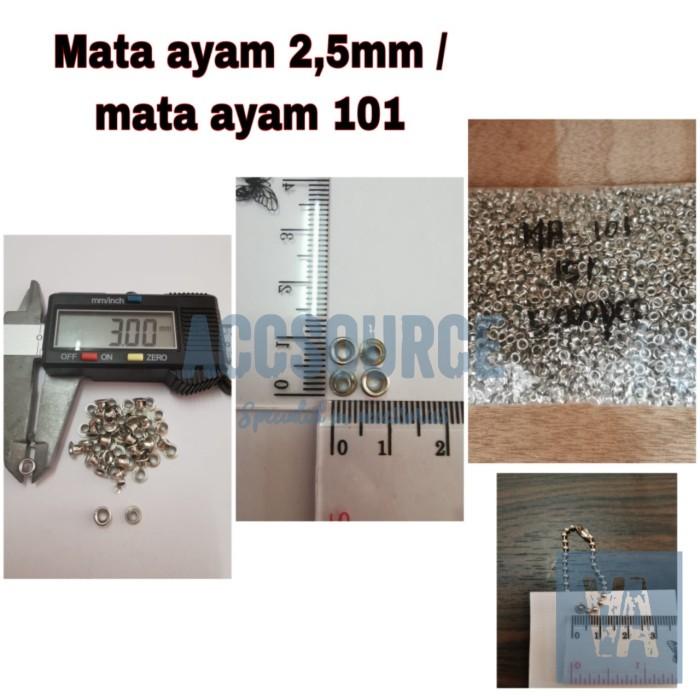 Omya | [5000Pcs] Mata Ayam 101/ Mata Ayam Hangtag Nikel / Eyelet 2,5Mm