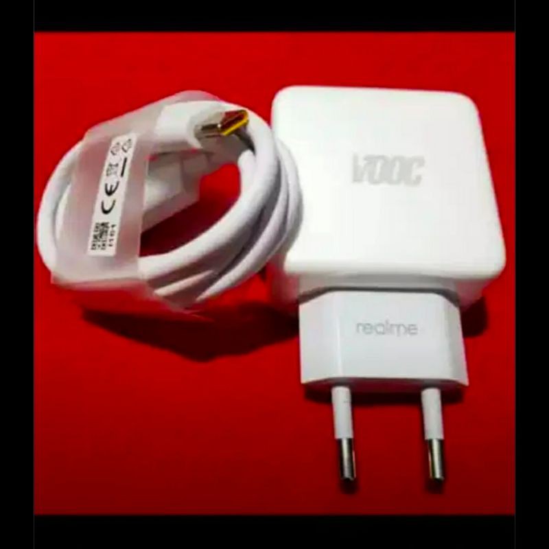 CHARGER ORIGINAL BAWAAN REALME 5 PRO TYPE C 4A VOOC AKTIF ASLI BAWAAN HANDPHONE