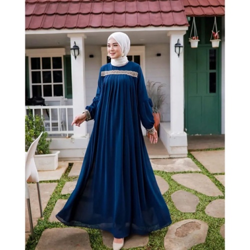 Gamis Putih Gamis Jumbo Gamis Putih Wanita Baju Gamis Wanita Terbaru 2022 Dress Kondangan Gamis Putih Manasik Haji Gamis Putih Jumbo Gamis Remaja Audrey Maxy R22