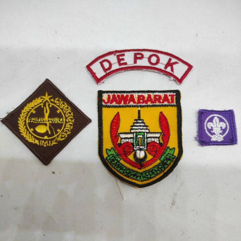 satu set logo atribut PRAMUKA JAWA BARAT