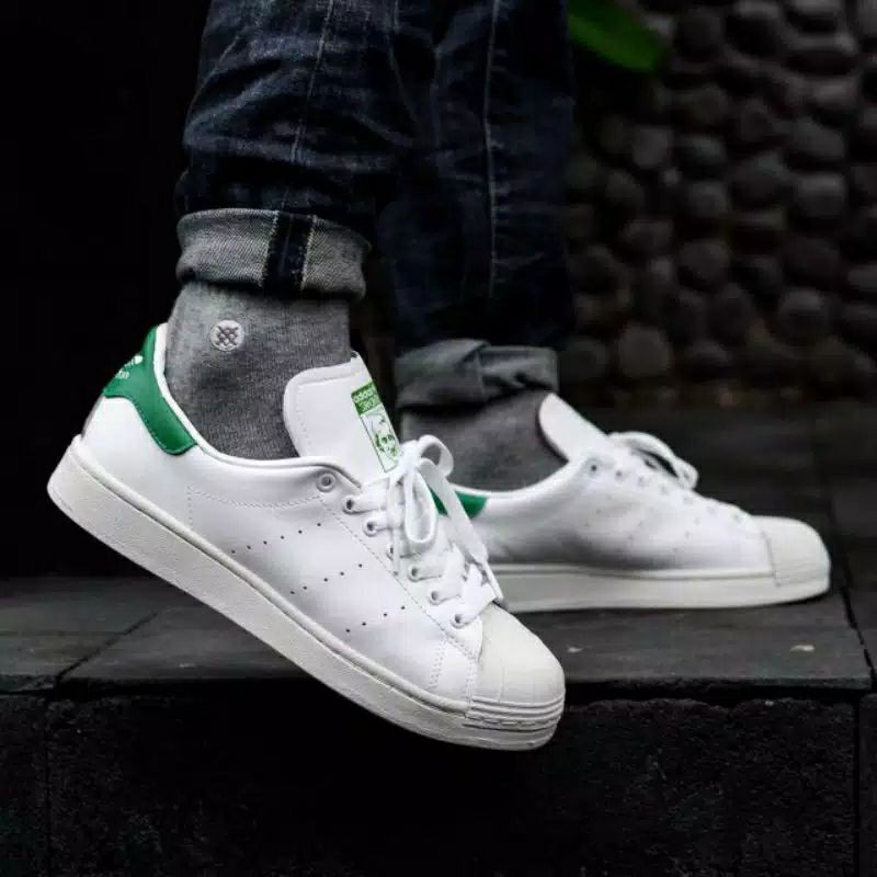 ADIDAS SUPERSTAR WHITE GREEN