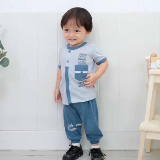 HooflaKids Setelan Baju Koko Bayi Daudy