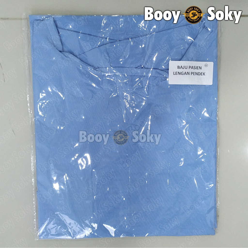 Baju Pasien Operasi  / Baju Orang Sakit Lengan Pendek