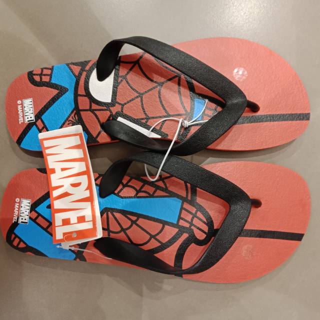MINISO Sendal Jepit Pria Marvel SPIDERMAN/CAPTAIN AMERICA/IRON MAN/HULK