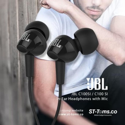 Headset JBL C100SI Earphone Handsfree With Mic