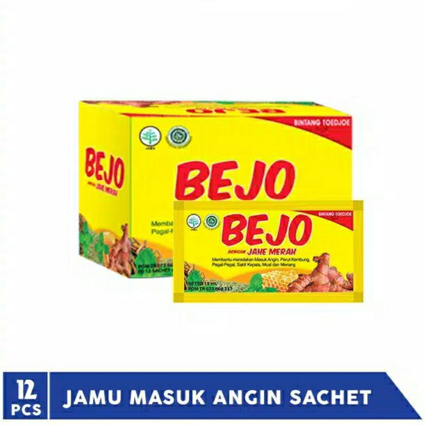 Bejo Jahe Merah Isi 12 Sachet