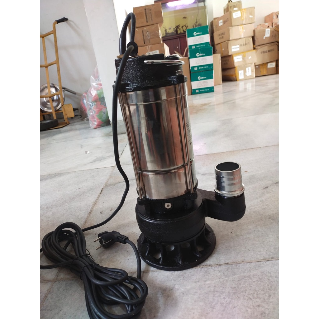 MAXPUMP WQD15-15-1.5 Mesin Pompa Air Pompa Celup Air Kotor Submersible Pump 2inch 1500watt 2HP 220volt Air Banjir