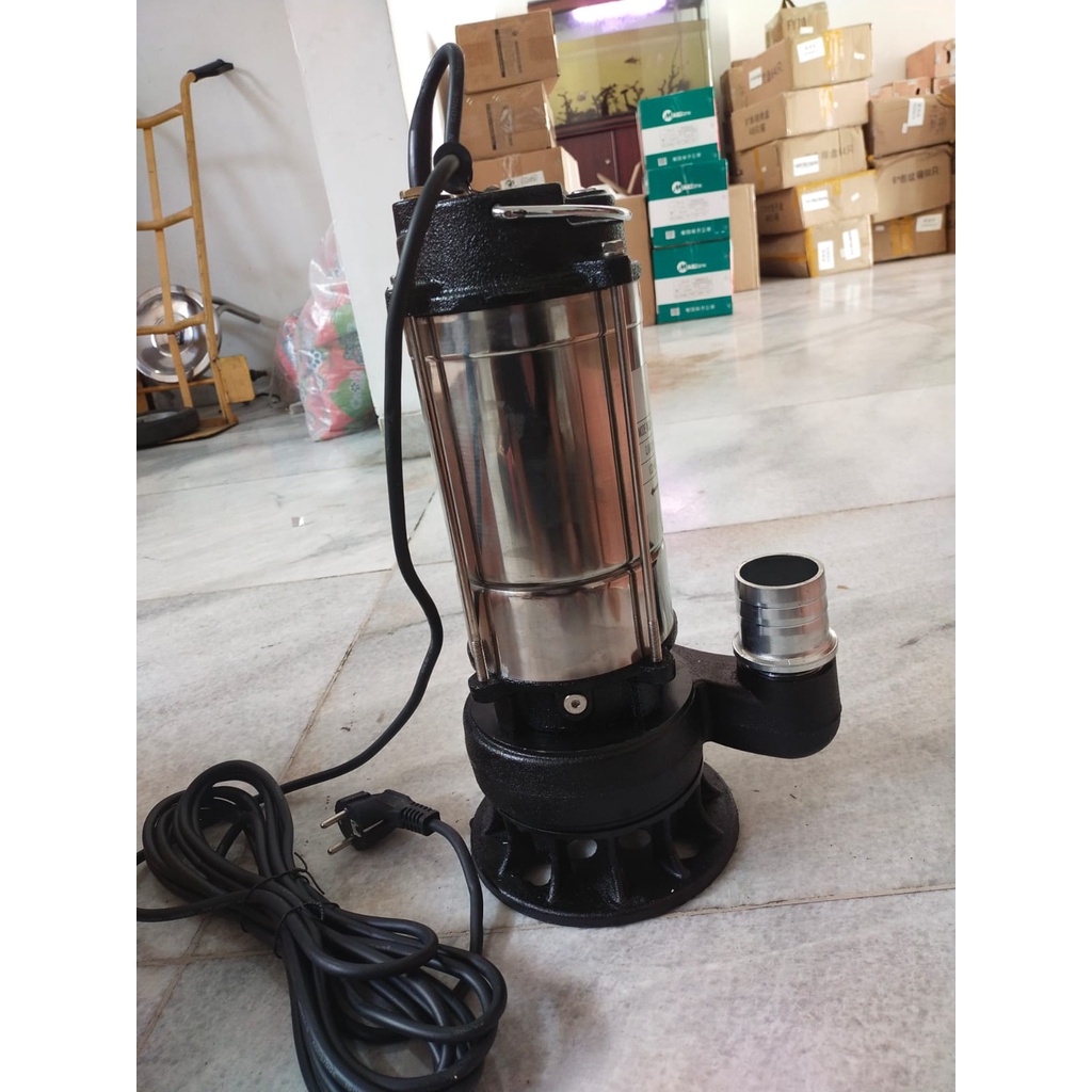 MAXPUMP WQD10-8-0.75 Sewage Pump Pompa Celup Air Kotor Submersible Pump 2Inch 1HP 750Watt Air Kotor 220Volt