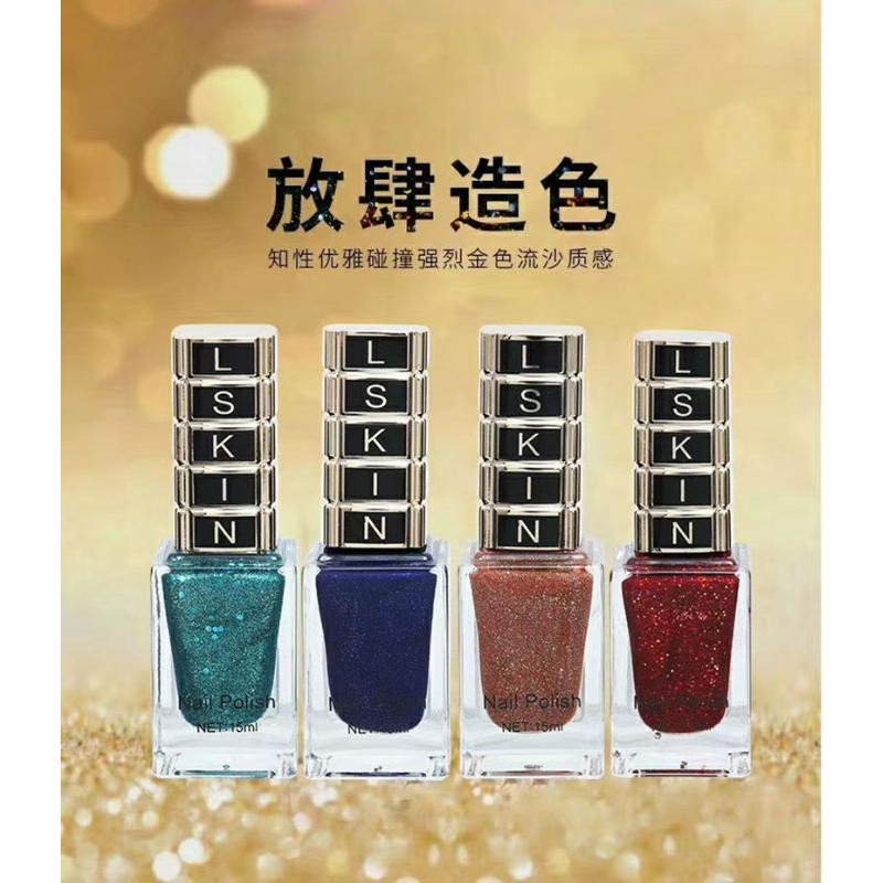 (Part 2) Kutek glitter kutek GOSMAN 24K kutek quick dry kutek diamond nail polish