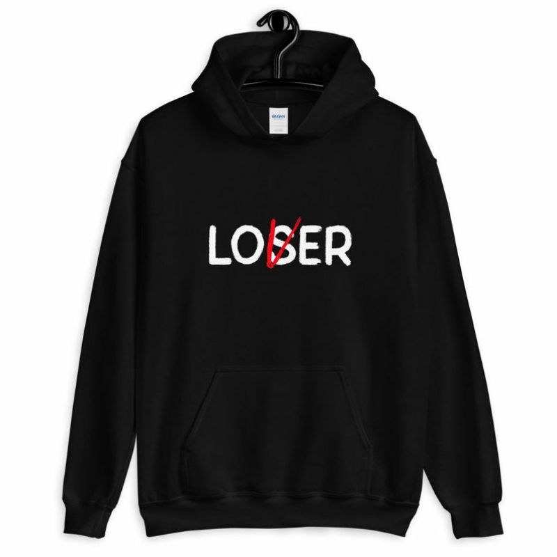 S - XXXXXL(6XL)Hoodie Pullover LOVER NOT LOSER BigSize OVERSIZE Pria Wanita Jaket Hoodie Hnm Lover