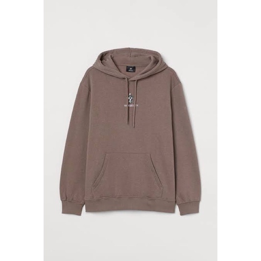 COD 9.9 Hoodie Sweater HnM Pria wanita Tranquility Hitam Coklat Jaket Unisex H&amp;M Cowok Cewek Full Tag