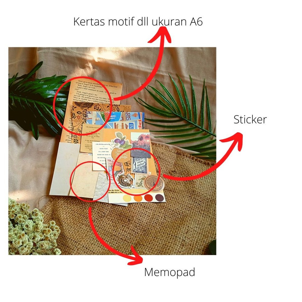 

Bujo Kit scrapbook kit vintage 11k plexaura journal Scrapbook bogor