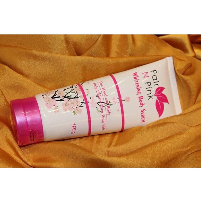 READY STOCK! - FAIR N PINK WHITENING BODY SERUM 160ML / PEMUTIH TUBUH PERAWATAN TUBUH