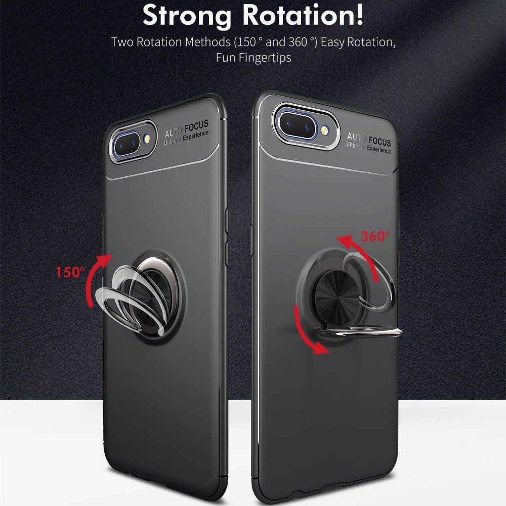 Case Auto focus Magnetic Ring invisible autofocus iring For REALME C2 FREE TEMPERED GLASS FULL