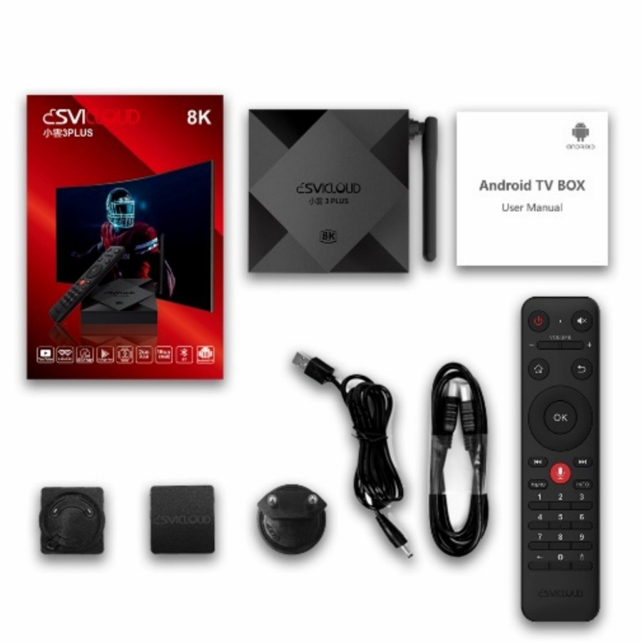 Svicloud 3plus 8K TV Box Android10 ANDROID BOX GARANSI RESMI