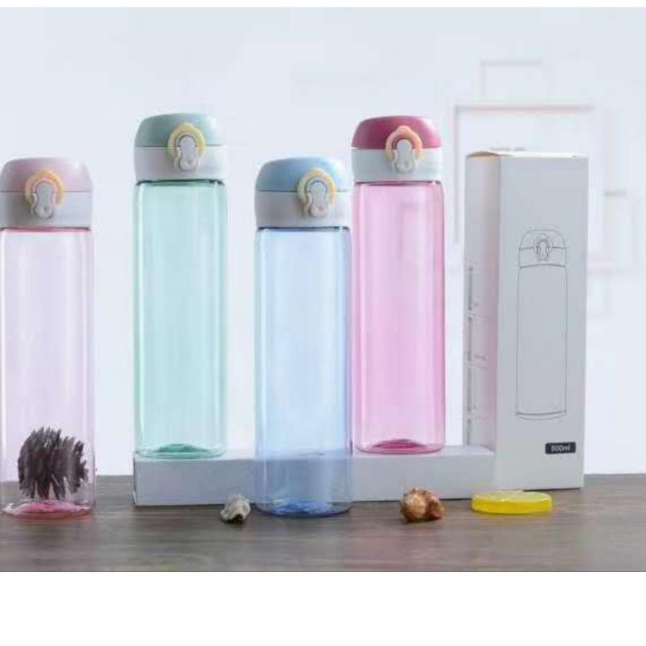 Baru - Botol Minum Plastik Niagara Tumbler Bening Polos Food Grade 500ml B817,,