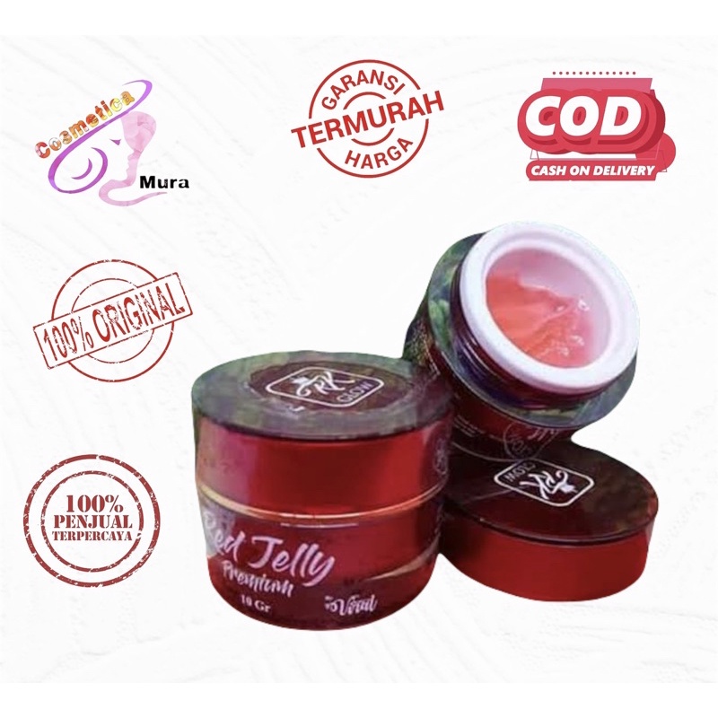 kemasan baru [ ada BOX ] original -- red jelly rk glow // rk glow red jelly original