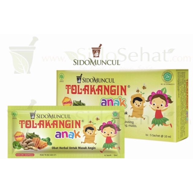 Tolak angin cair anak per sachet ( meredakan masuk angin anak )