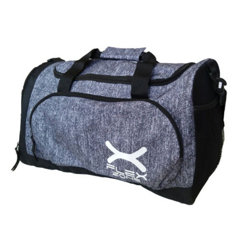 FAB-001AB Gym bag tas sport fitness olahraga Flexzone abu