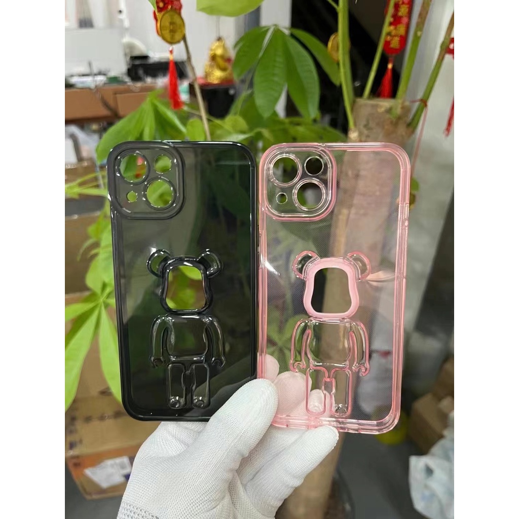 Casing Motif Beruang Logo Kreatif For IPHONE 12 12 PRO MAX 13 13 PRO MAX