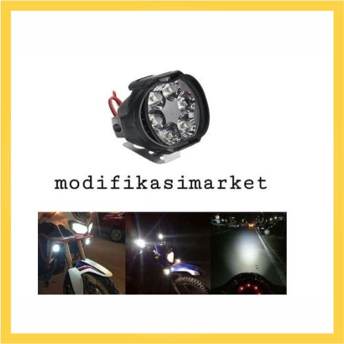 LAMPU TEMBAK SOROT SPION 6 WATT LED TERANG / LAMPU SOROT MOBIL MOTOR