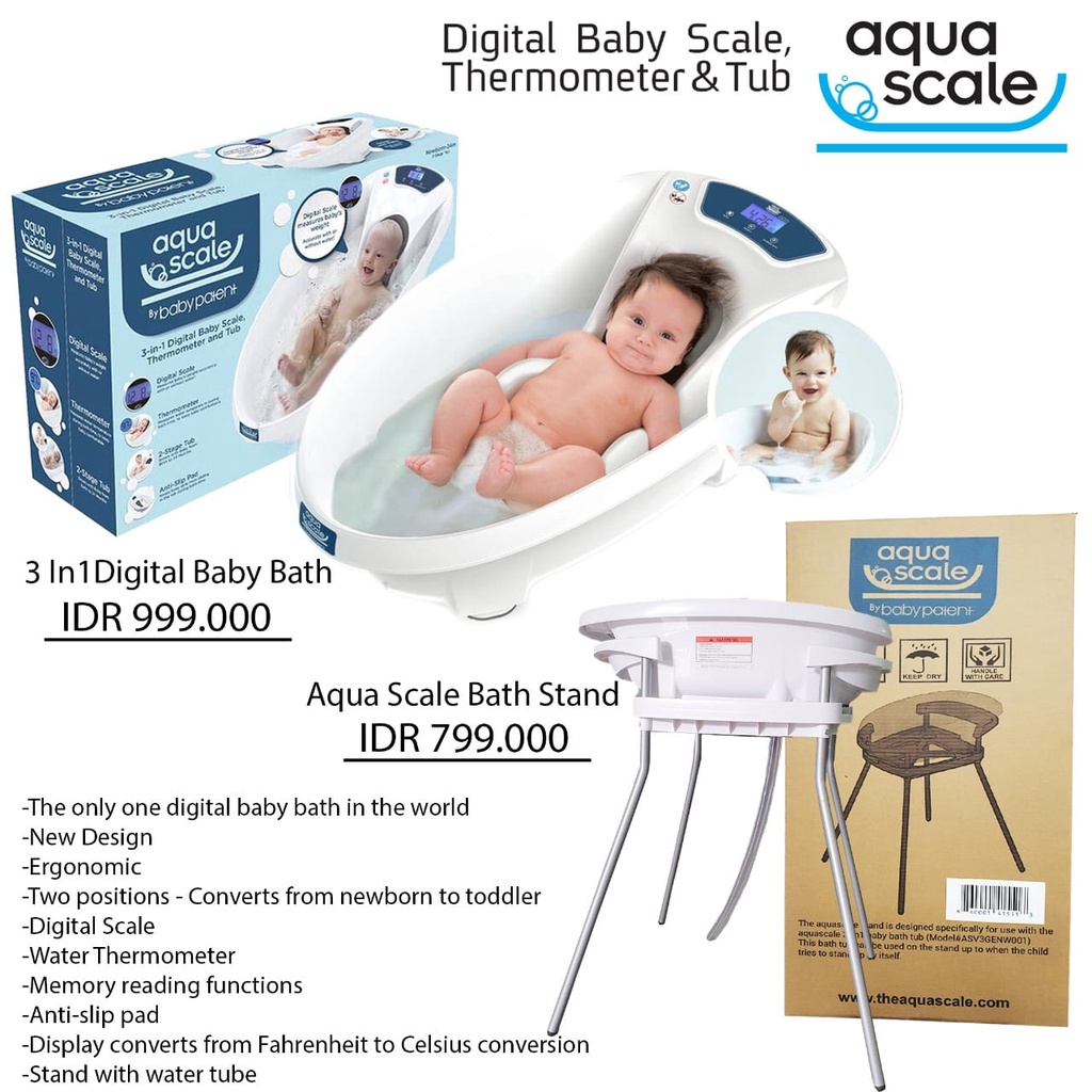 New Aqua Scale Bath 3 in 1