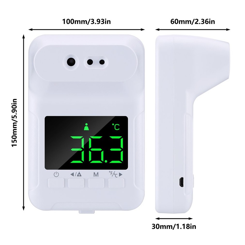 Thermometer dinding K3S Infrared