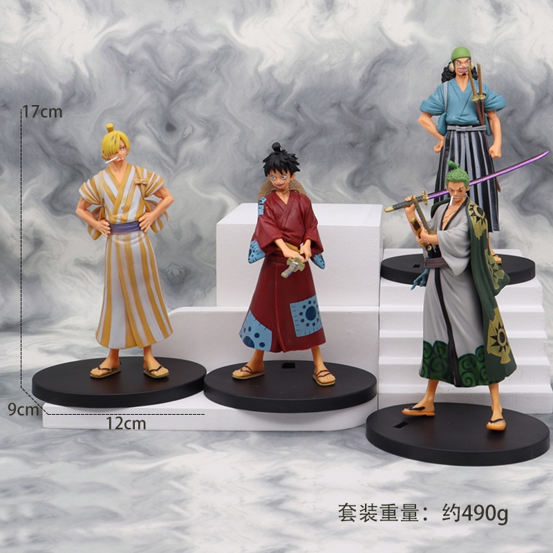 Pajangan action figure anime one piece luffy zoro sanji usop