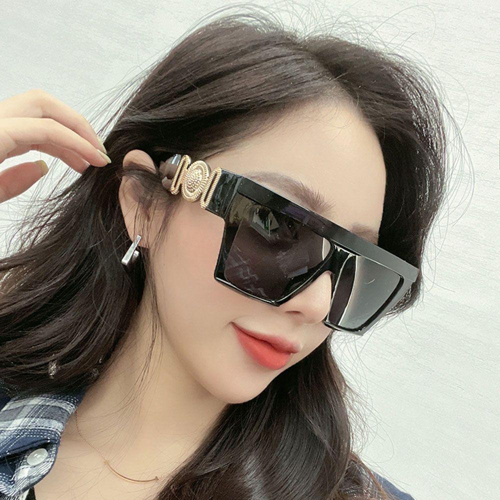 [Elegan] Square Sunglasses Fashion Personality Classic Glasses Kacamata Perlindungan Anti Radiasi Pria Wanita Kacamata Anti Radiasi Untuk Wanita Kacamata Wanita Kacamata