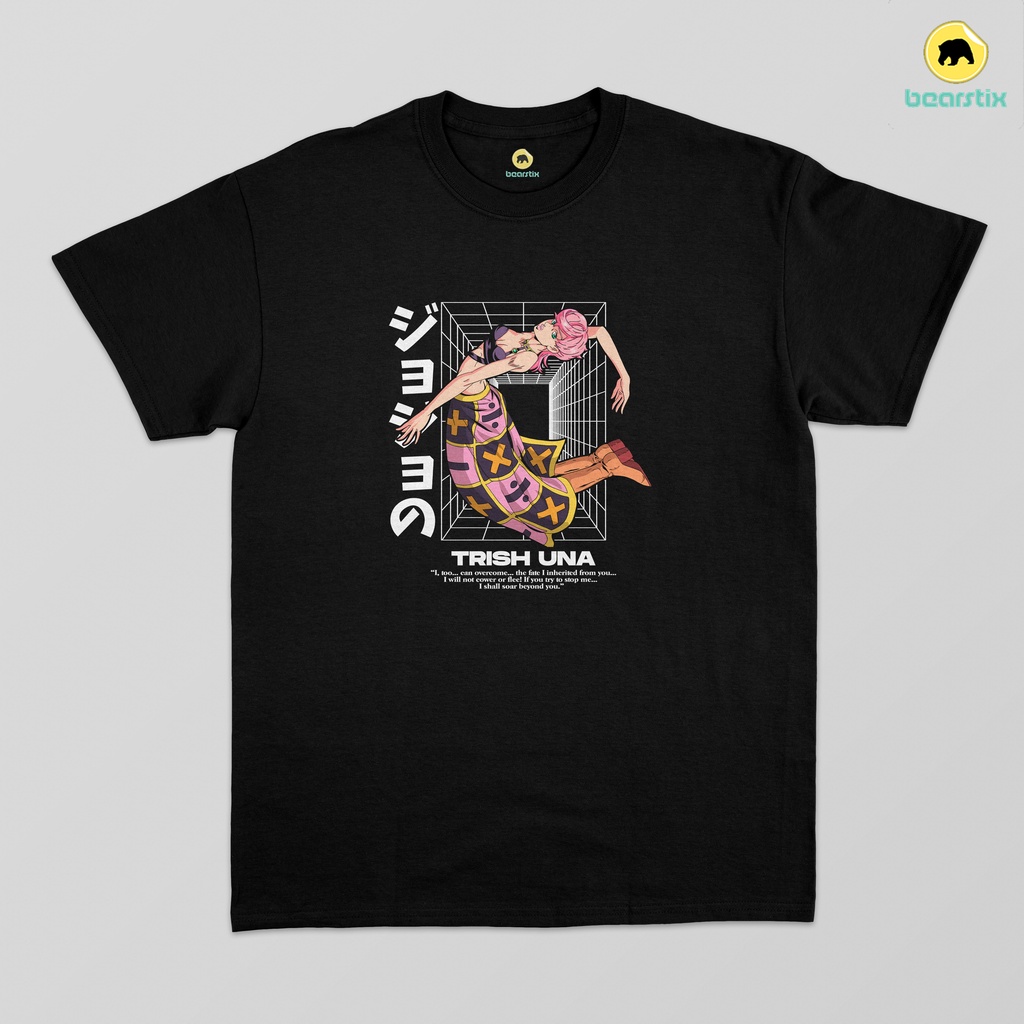 BEASRTIX - Tshirt Trish Una Jojo Bizarre Adventure - Kaos  Jojo - Baju Anime Streetwear
