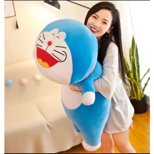 Boneka Guling Anak Karakter Doraemon  50cm