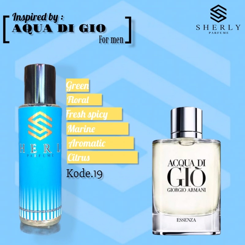 Parfum AQUA DIGIO BY SHERLY PARFUM
