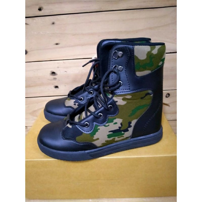 SEPATU BOOTS ANAK COWOK SEPATU TENTARA ANAK LAKI-LAKI ORIGINAL SEPATU ANAK TNI /KID437/