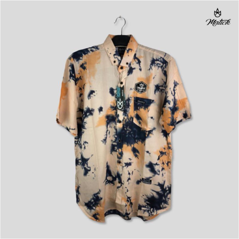 KEMEJA MOTIF TIEDY BRAND MATICK ORIGINAL