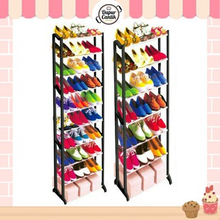 Dapurcantik Amazing Rak Display Hijab Kerudung Selendang Serbaguna Shoe Rack Asrhj Shopee Indonesia